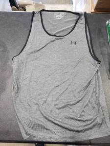 lot 2839 image: Under Armour Mens Tech 2.0 Tank Top , Pitch Gray (013)Black , Large
