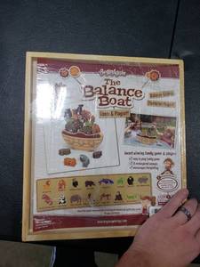 lot 2851 image: BeginAgain Balance Boat Endangered Animals Game - Promotes Active Play and Motor Skills - 3 and Up