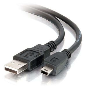 lot 2852 image: C2G 1m USB 2.0 A to Mini-B Cable (3.3ft)
