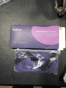 lot 2854 image: Kimkoo Moist Heat Eye Compress&Microwave Hot Eye Mask for Dry EyesNatural and Healthy Therapies