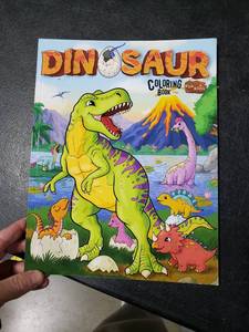 lot 2868 image: Dinosaur Coloring Book for Kids Realistic, Fun, Adorable Illustrations for Your Young Dinosaur Enthusiast - Explore Prehistoric Lands within the Dino Family Universe