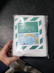 lot 2874 image: Biloban Crib Mattress Protector Waterproof & Noiseless Crib Mattress Pad Cover, Skin Friendly & Breathable & Machine Wash 100% Absorbent Crib Toddler Mattress Protector, (Quilted Improved Thickness)
