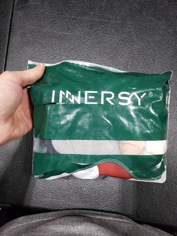 lot 3313 image: INNERSY Womens High Waisted Underwear Cotton Panties Regular & Plus Size 5-Pack(S,Light Mist)