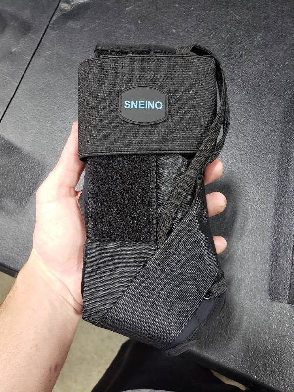 lot 3345 image: SNEINO Ankle Brace for Women & Men - Ankle Brace for Sprained Ankle, Ankle Support Brace for Achilles,Tendon, Sprain, Injury Recovery, Lace up Ankle Brace for Running, Basketball, Volleyball(Small)
