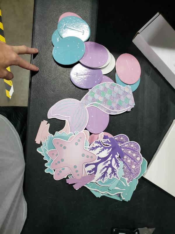 lot 3482 image: Mermaid Party Decorations Table Center Pieces
