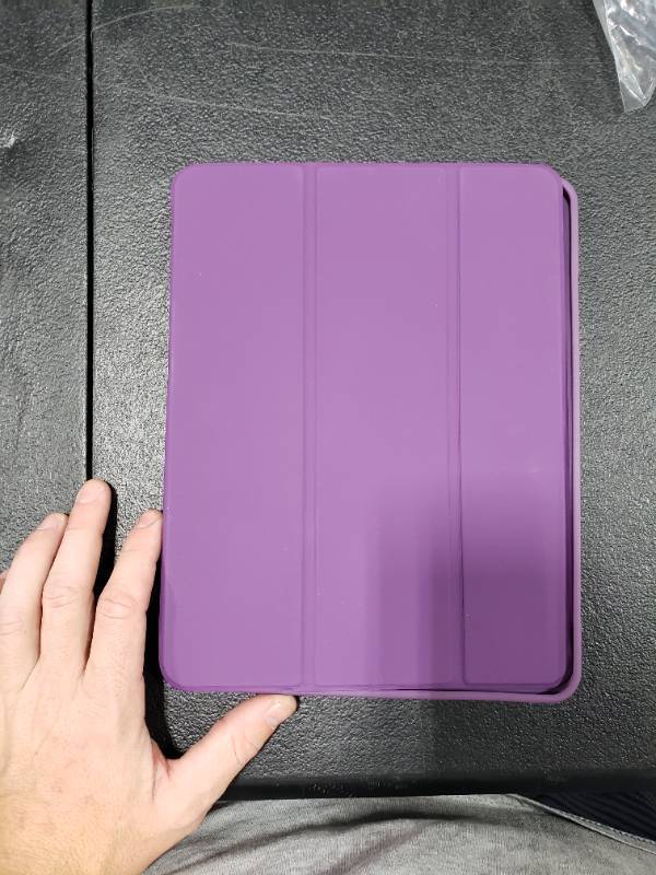 lot 4380 image: Fintie Case for iPad Air 5th Generation (2022)  iPad Air 4th Generation (2020) 10.9 Inch, Multi-Angle Viewing Protective Cover with Pencil Holder & Pocket, Auto SleepWake, Lilac Purple
