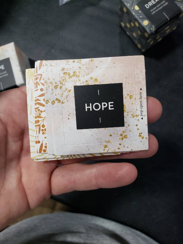lot 5307 image: Hope Pop Open Cards with Messages