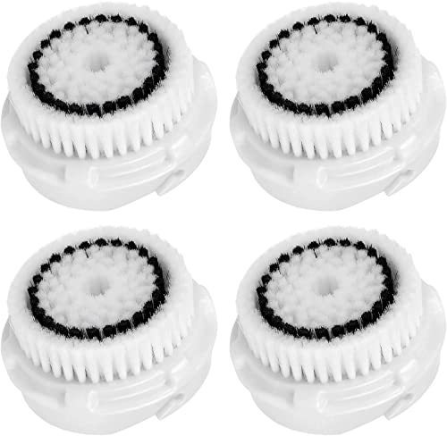 lot 5443 image: TOPyoth Replacement Cleansing Brush Heads,Facial Brush Head Replacements with Sensitive, Compatible with Acne Cleanse Brush Head, Exfoliating Brush Head (4 Gray)