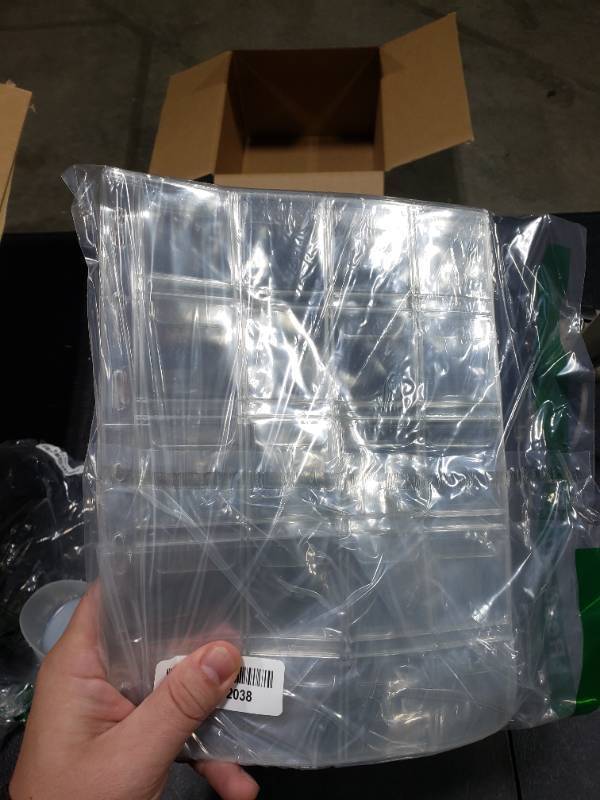lot 5465 image: Plastic Pages with Small Storage Sleeves