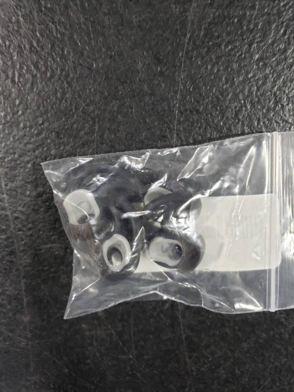 lot 5545 image: Silicone Ear Tip Earbud for Ear Tip QC20 QC20i QC30 Soundsport SIE2 SIE2i IE2 IE3 Earbud in-Ear Bluetooth Headphones (2 Pairs Black-M)
