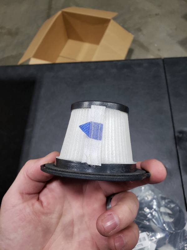 lot 6158 image: K17 Replacement Filter for MOOSOO K17 Cordless Vacuum Filter, Compatible with ORFELD V20, A18 NEQUARE 18KPa, NOT forMossoo K17 pro (12 HEPA Filter & 12 Strainer Screen)