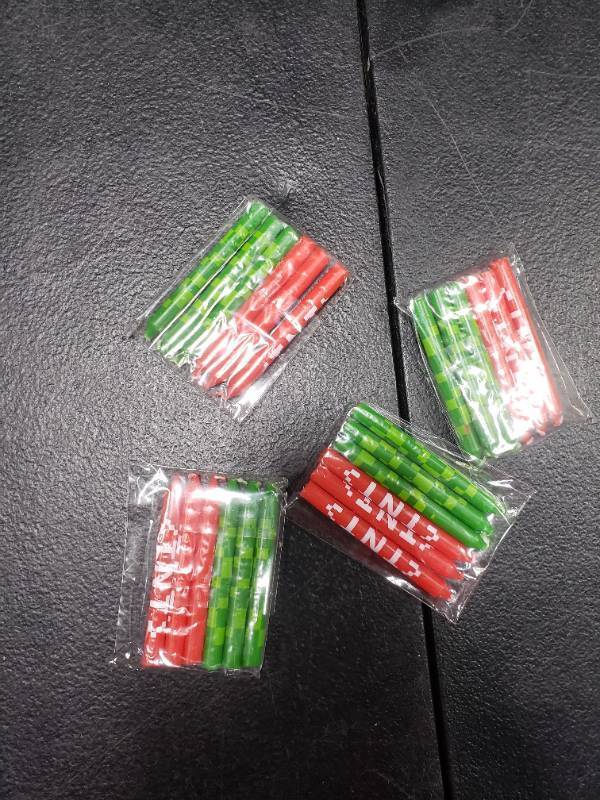 lot 6406 image: 24 Pieces TNT Themed Birthday Candles Party Candles for Cake Red Birthday Candle Pixel Cake Candles for Birthday Graduation Celebration Wedding Party Supplies Decoration
