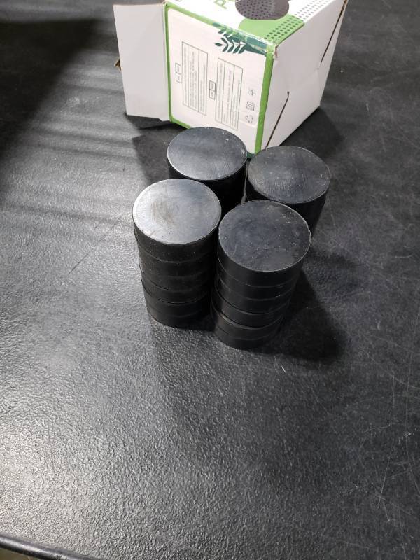 lot 7983 image: UFelice 24 Pack Invisible Pot Feet with Enhanced Non-Slip Surface Grip Plant Pots and Flowers, Solid Rubber Pots Risers, Pot Lifters for Indoor or Outdoor Planters