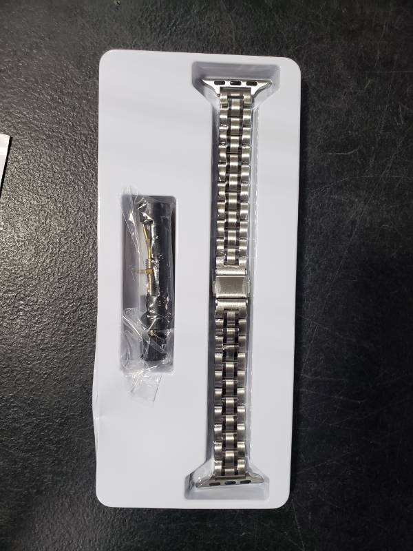 lot 1458 image: Silver Watch Band for Smart Watches