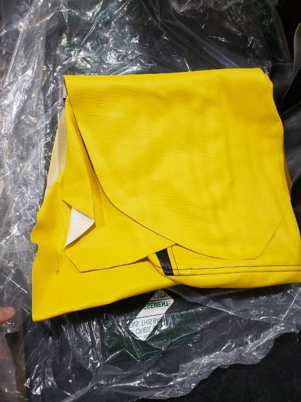 lot 1552 image: BlackTip Jetsports Seat Cover for SeaDoo 1996-1999 GTXLTDRFI, 1997-2000 GTI (YellowBlack) - Retail $145.19