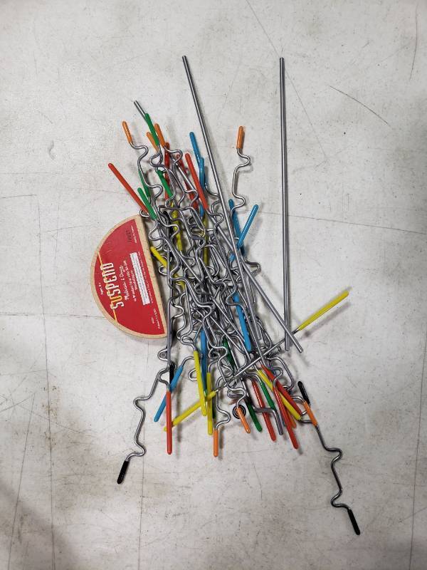 lot 2010 image: Melissa & Doug Suspend Family Game (31 pcs) - Wire Balance Game, Family Game Night Activities, For Kids Ages 8