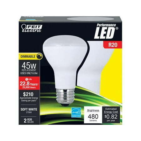 lot 4489 image: Feit 3505781 6.8W Electric LED Bulb Soft White