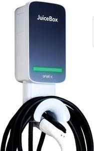 lot 14000 image: JuiceBox 40 Smart Electric Vehicle (EV) Charging Station with WiFi - 40 amp Level 2 EVSE, 25-Foot Cable, UL & Energy Star Certified, IndoorOutdoor Use (NEMA 14-50 Plug, Gray) Retail $560