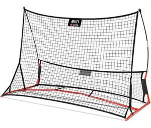 lot 14032 image: A11N 2-in-1 Soccer Training Equipment - 7ft x 5ft Portable Soccer Rebounder, Dual Side for Team or Solo Soccer Training Retail $80