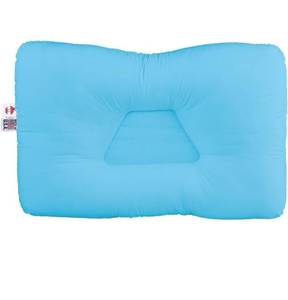 lot 14072 image: Core Products Tri-Core Cervical Support Pillow for Neck Pain, Orthopedic Contour Pillow, Standard Firm, Blue, Full Size 24 x 16
