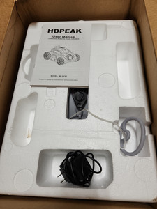 lot 14099 image: HDPEAK Cordless Robotic Pool Cleaner Powers On