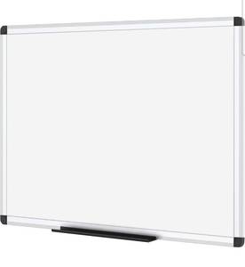 lot 14122 image: VIZ-PRO Magnetic Dry Erase Board, 36 X 24 Inches, Silver Aluminium Frame