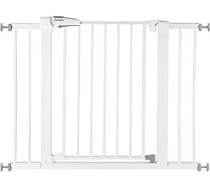 lot 14126 image: Babelio Baby Gate for Doorways and Stairs, 26-40 inches DogPuppy Gate, Easy Install, Pressure Mounted, No Drilling, fits for Narrow and Wide Doorways, Safety Gate wDoor for Child and Pets