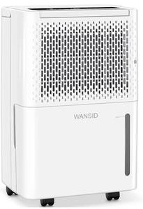 lot 14127 image: WANSID 2000 Sq.Ft Dehumidifiers with Auto Drain or Manual Drainage,Intelligent Humidity Control, Water Full Auto Shut Off Function for Home,Basements,Bedroom,Bathroom Retail $130