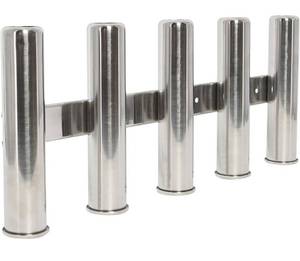lot 14152 image: NovelBee 5 Tubes 316 Stainless Steel Fishing Rod Holder for Boats Yacht