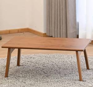 lot 14154 image: JIKUGO Foldable Bamboo Small Table - Bamboo Foldable Floor Desk, Folding Coffee Table No Assembly Required, for The Floating Window, Tatami, Tea Room, Balcony, Living Room, Outdoor Retail $90