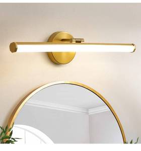 lot 14214 image: KAISITE Bathroom Light Fixture Over Mirror - Gold Vanity Light Fixture 18W 4000K Angle Adjustable 22 Inch LED Modern Vanity Light Bar for Bedroom Living Room Bathroom