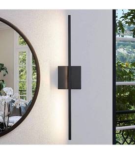 lot 14225 image: CCYCOL Black Bathroom Light Fixtures - 24 Inch Dimmable Black Led Vanity Lighting for Bathroom Wall Sconce with 3500K Warm Light Matte Bathroom Sconce Over Mirror