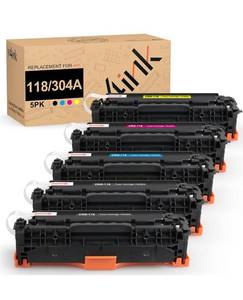 lot 14226 image: v4ink 5PK Remanufactured Toner Cartridge Replacement for Canon 118 HP 304A CC530A Toner for Canon ImageClass MF726Cdw MF8350CDN MF8580Cdw MF8380Cdw LBP7660Cdn Printer 2 Black 1 Cyan 1 Magenta 1 Yellow Retail $79