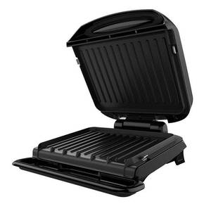 lot 14260 image: George Foreman 4-Serving Removable Plate Electric Grill and Panini Press Black GRP1060B