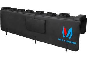 lot 14266 image: MICTUNING Rear Tailgate Pad for Tool Pocket Bicycle Tailgate Protection Pad Universal for Mountain Bike Transpor Retail $75