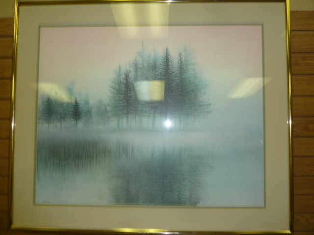 lot 58 image: LARGE FOGGY OUTDOOR SCENE