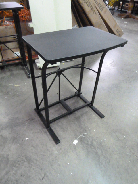 lot 237 image: BLACK LAP TOP TABLE