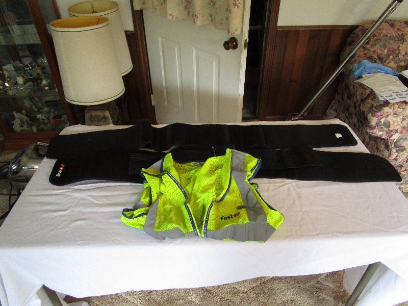 lot 172 image: Back Braces and Safety Vest