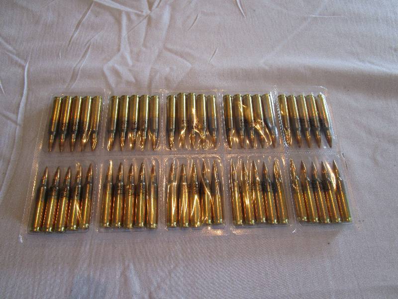 lot 130 image: 5.56mm Ball F1 Steel Core Ammo 50 rounds Vacuum Packed Never Opened