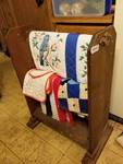 Quilt Rack with Quilts