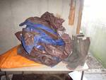 Lot of Tarps and Boots