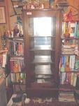 Antique Curio Cabinet contents not included