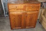 Cabinet w/ 2 drawers and 2 doors for storage - see photos- 30