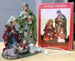 Holiday Classics - Nativity Lamp - Mary, Joeseph and Jesus - collectable with original box