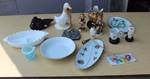 Lot of Misc Home Décor - Includes Hobnail Collector Glass!