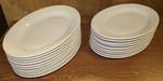 Lot of 19 Platters - These are oval at 15.5