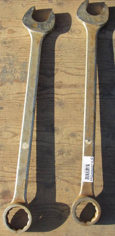 lot 2143 image: Lot of 2 PROTO - Combination End Wrenches 1-78 & 2