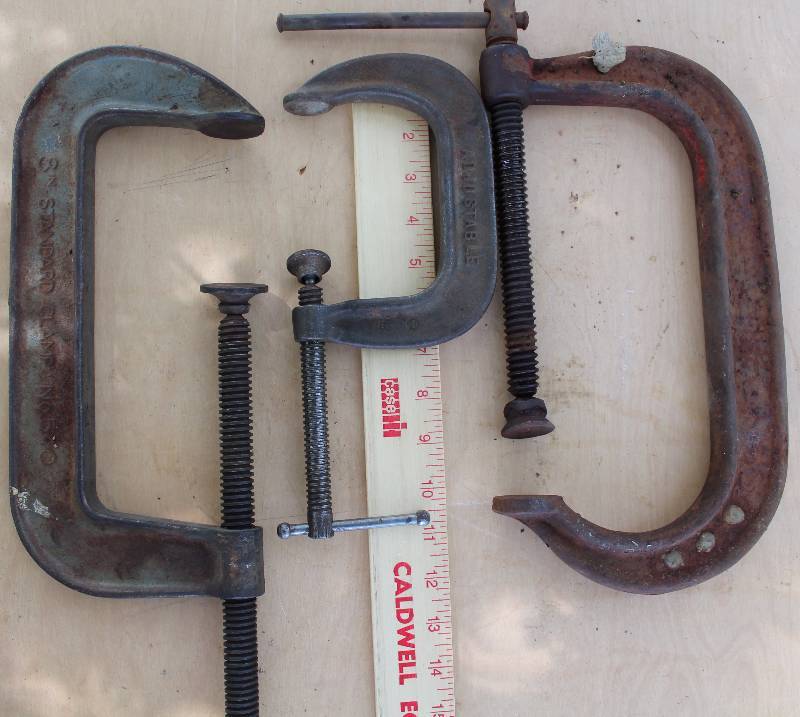 lot 2206 image: Lot of 3 C-Clamps