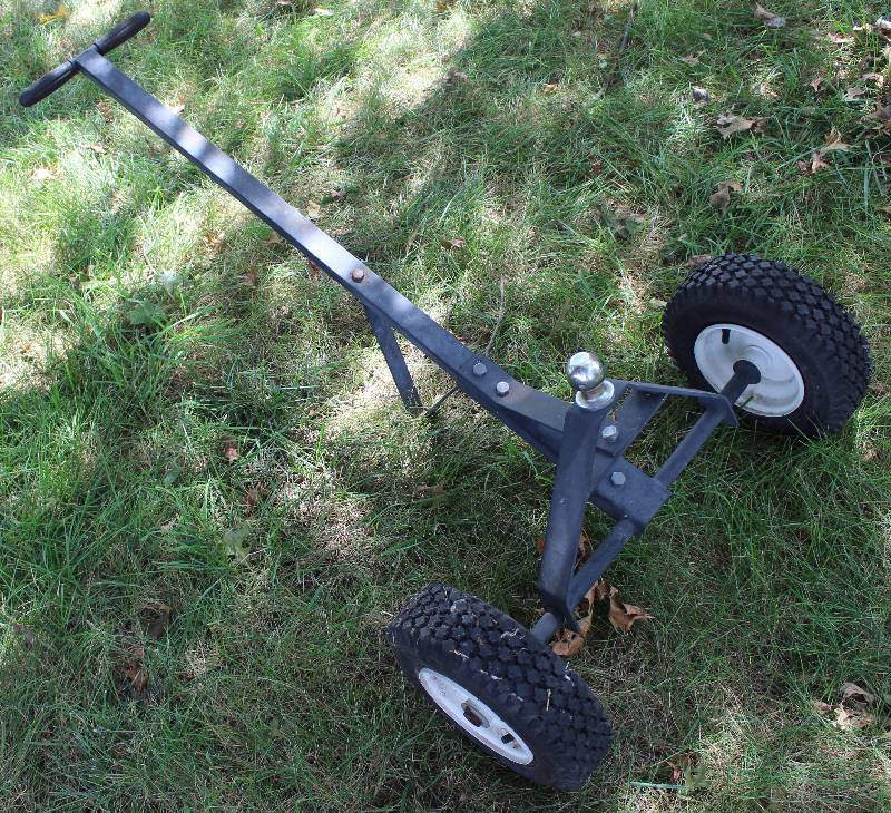 lot 2240 image: Trailer Dollie w ball hitch - Dolly 2 Wheels for moving trailers