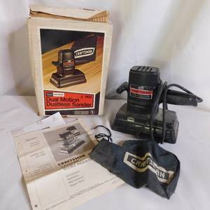lot 5118 image: Sears Craftsman Dual Motion Dustless Sander